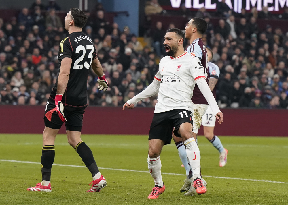 萨拉赫连续二十场比赛得分超过高光表现，雄鹿挑战极限！的简单介绍